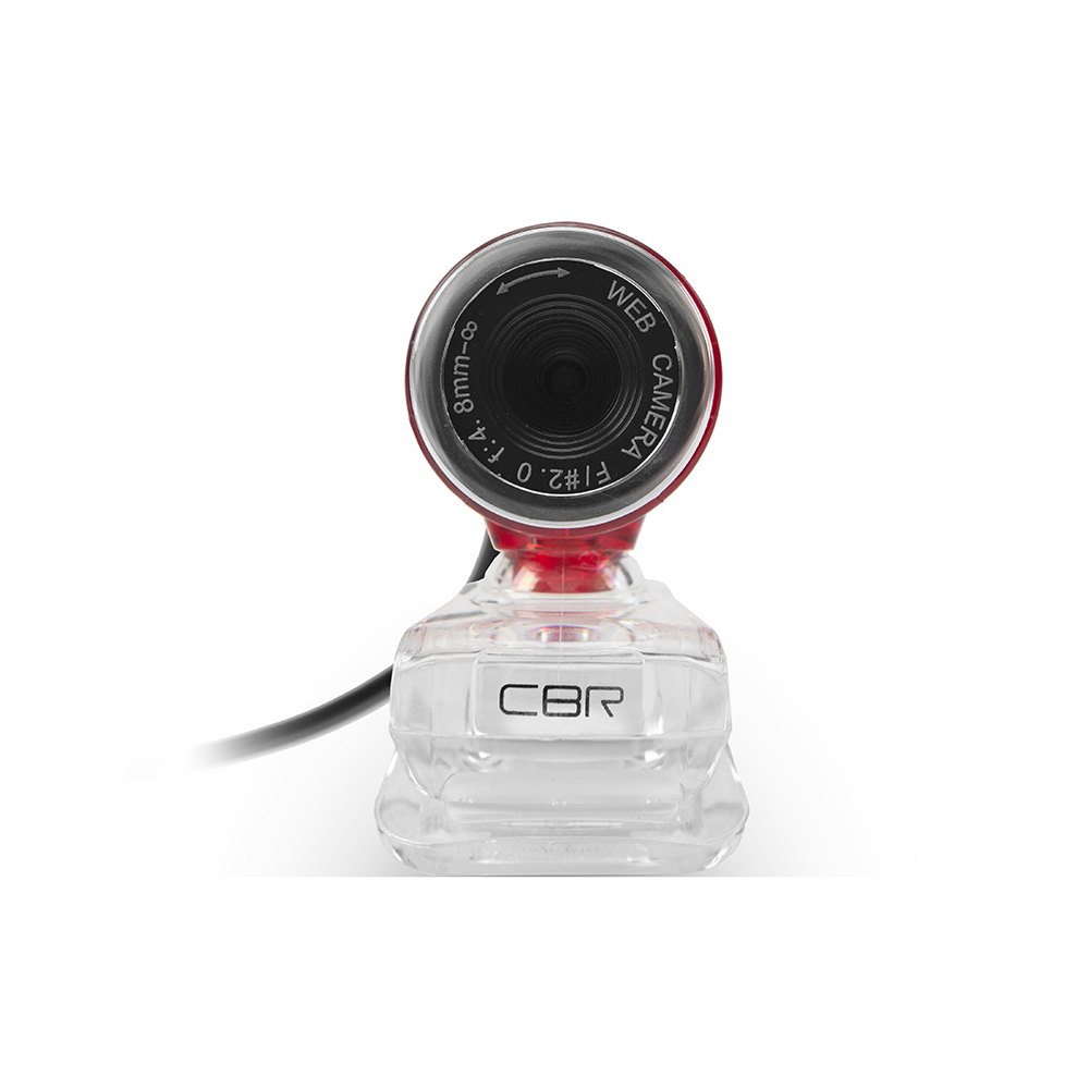 Веб камера CBR CW-830M красная 2
