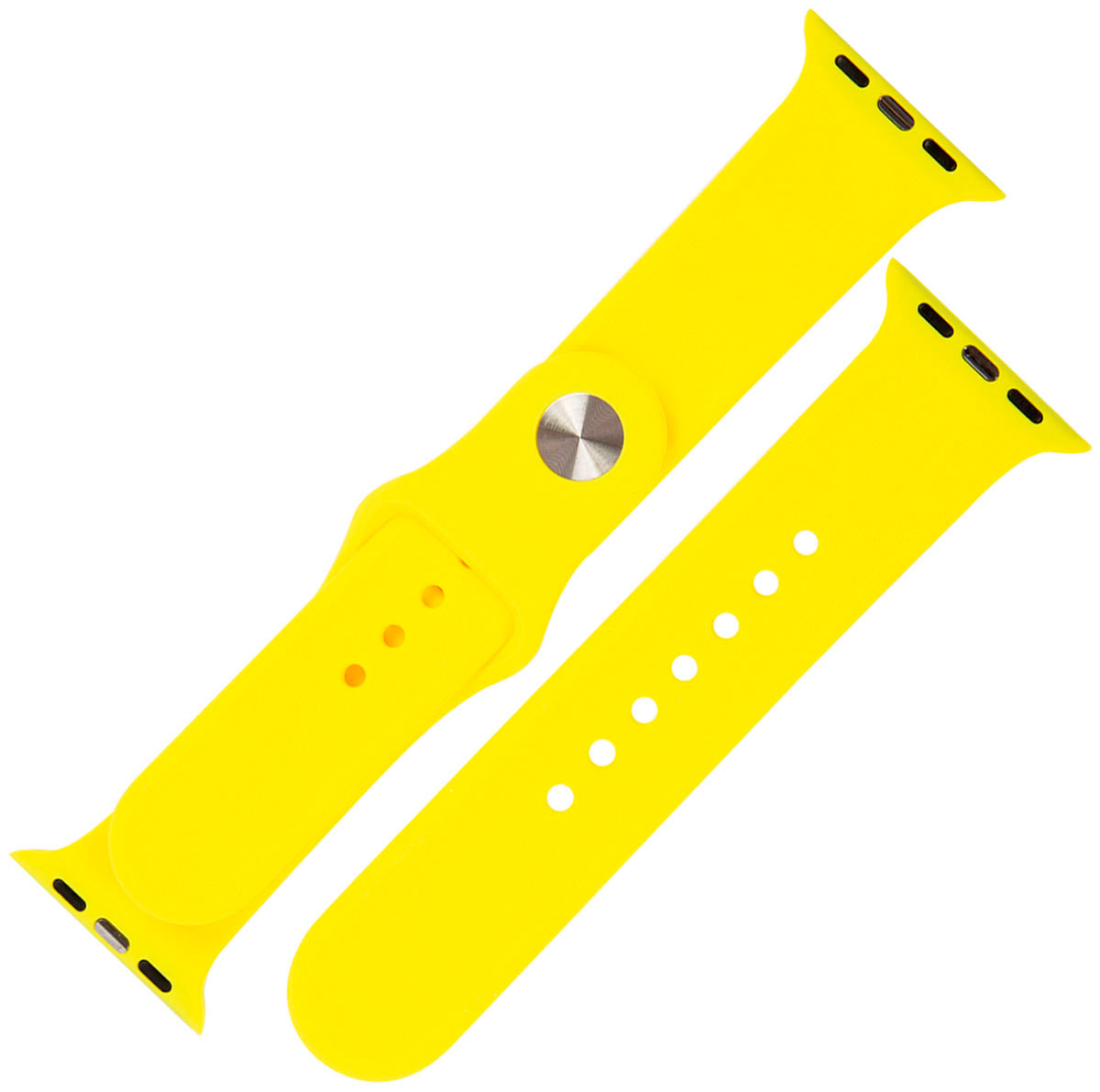 Ремешок силиконовый Mobility для Apple Watch 38_40 желтый_2