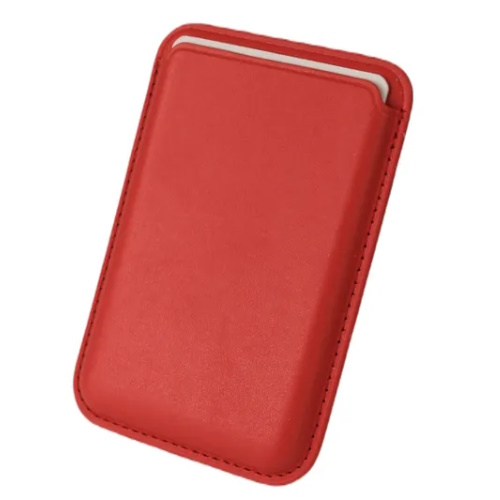 Картхолдер на магните MagSafe красный-2