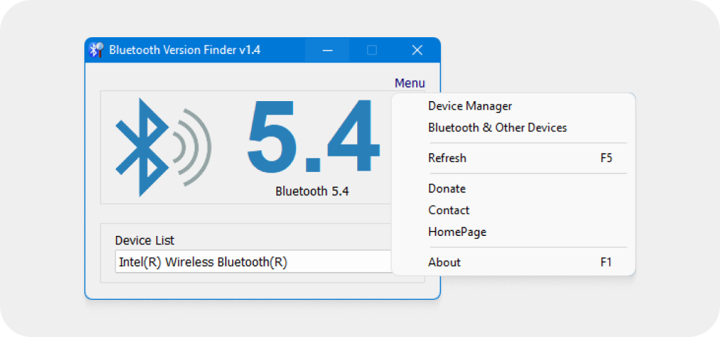 Как узнать версию Bluetooth адаптера