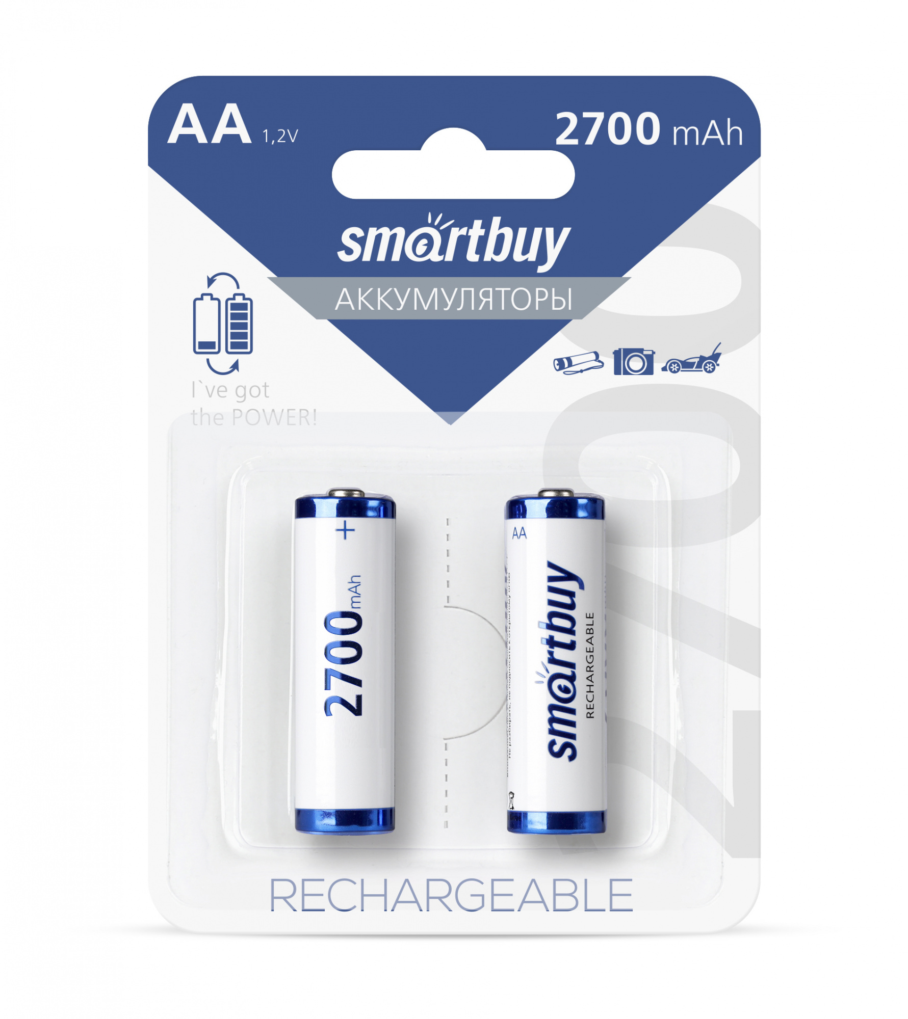 SmartBuy NiMh AA 2BL 2700 mAh 002